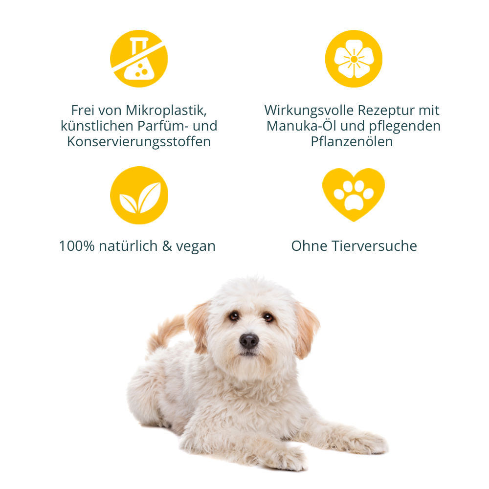 Manuka-Öl Seife für Hunde