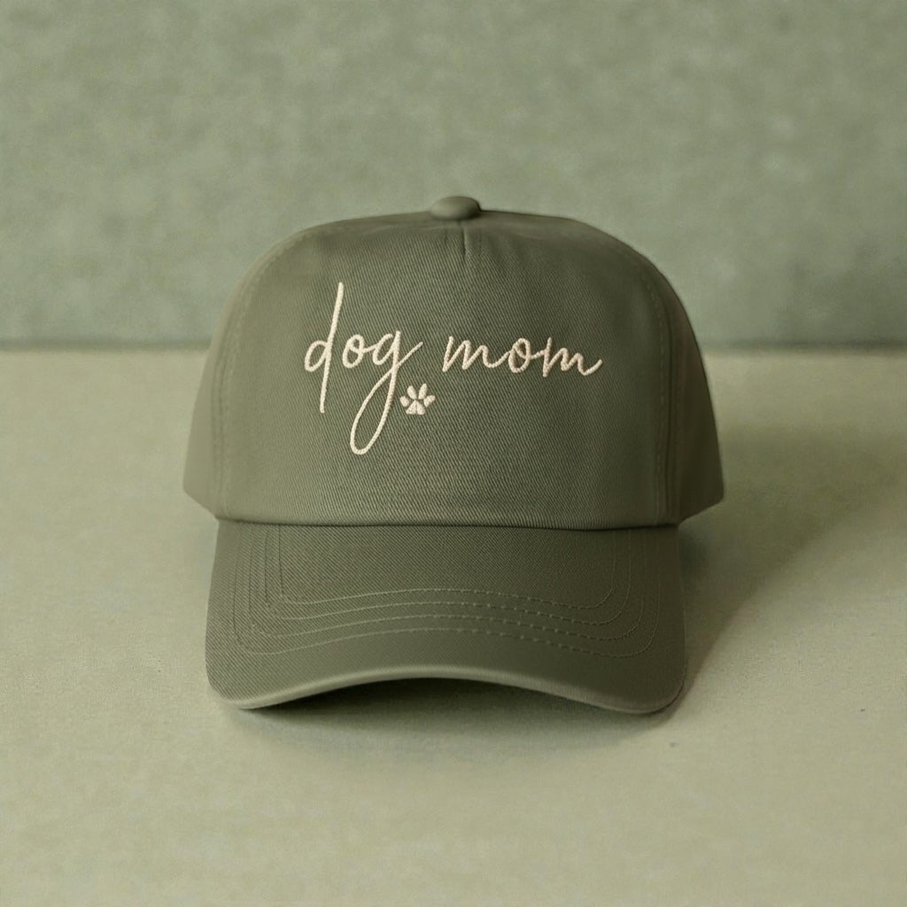 Dog Mom Cap bestickt