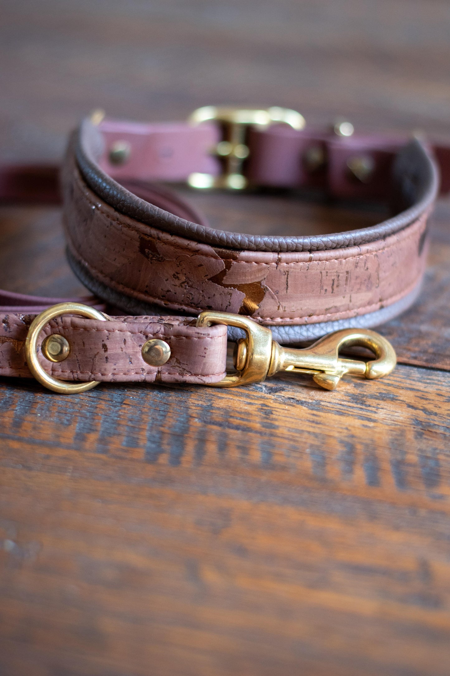 Halsband-Leinenset Vegan Schimmer Limited Edition