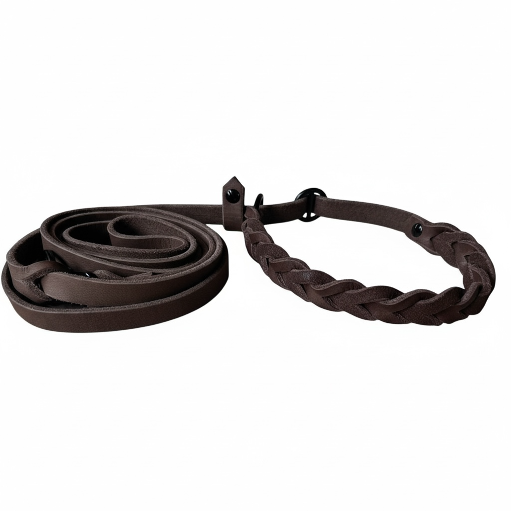 hands-free Reriever Leine aus Fettleder