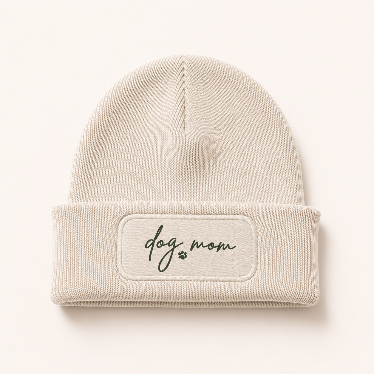 Dog Mom Beanie | Individuell beplottet