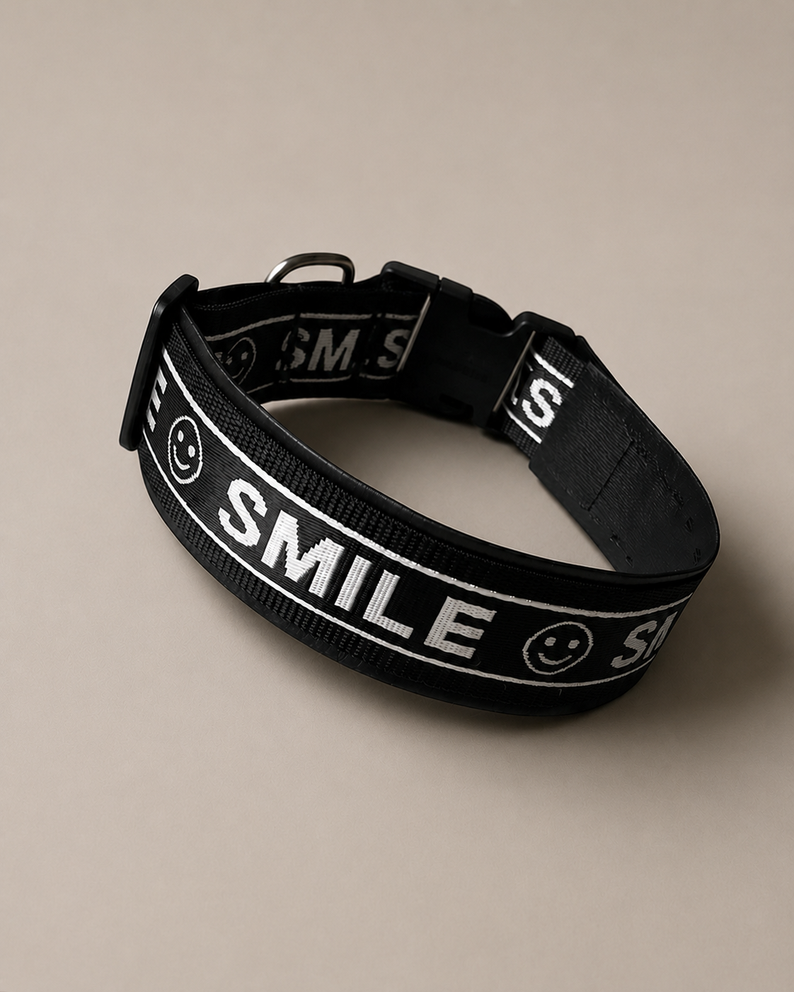 Gepolstertes Hundehalsband SMILE verstellbar