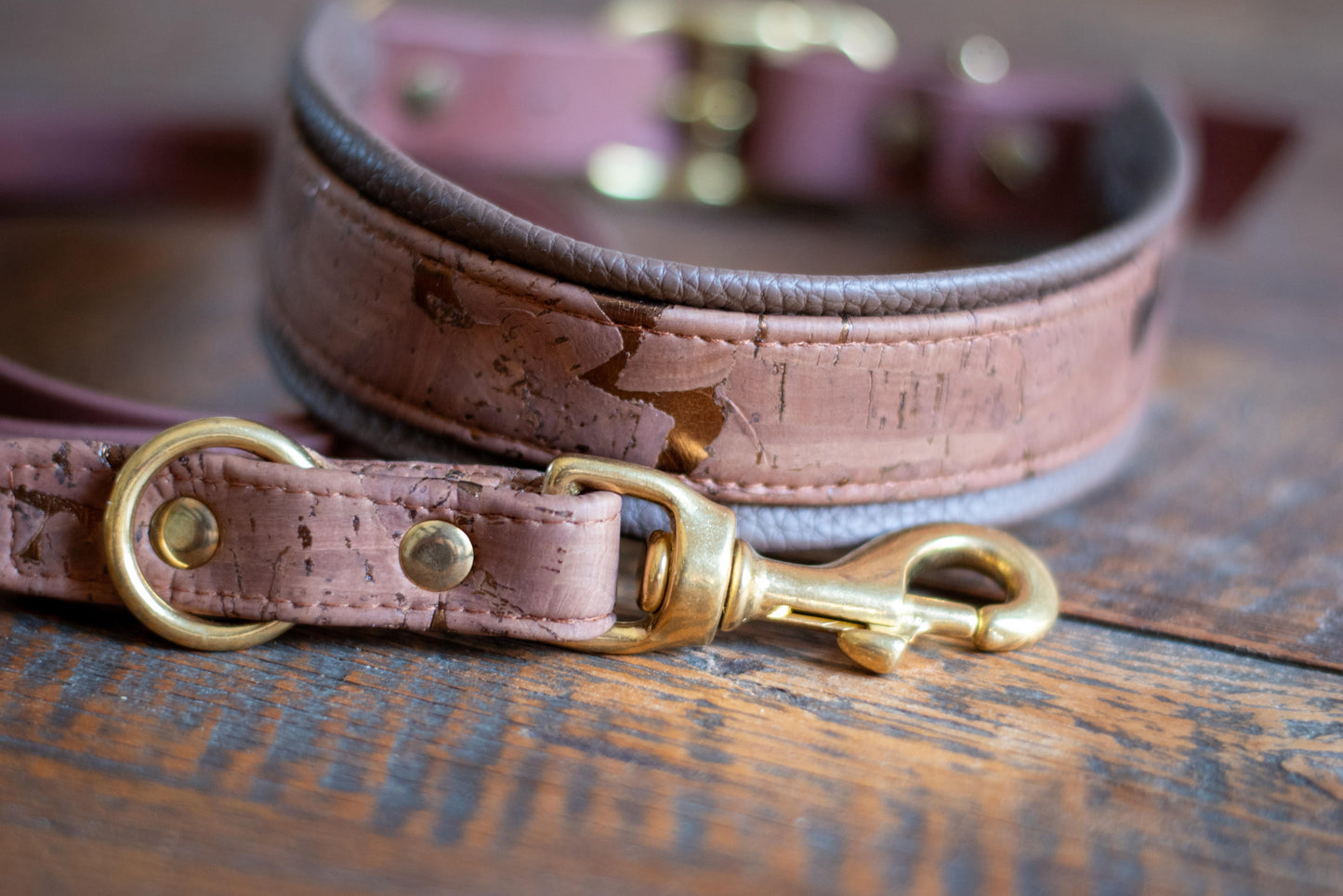 Halsband-Leinenset Vegan Schimmer Limited Edition