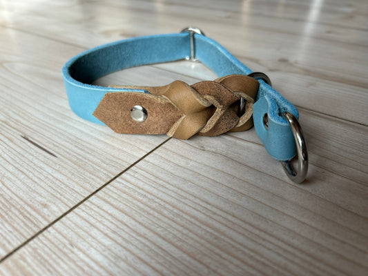 Leder Zugstopp-Halsband